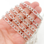 Load image into Gallery viewer, Sterling Silver Figaro Chain
