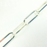 Load image into Gallery viewer, Sterling Silver Flat Paperclip Chain