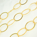 Load image into Gallery viewer, 14k Gold Filled Flat Oval Link Chain