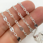 Load image into Gallery viewer, 925 Sterling Silver Flat Marina Link Chain.