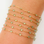 Load image into Gallery viewer, 14k Gold Filled Enamel Satellite Chains