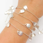 Load image into Gallery viewer, Sterling Silver Drop Dangle Wire Chain