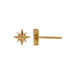 Load image into Gallery viewer, EFZ53568. 14K Solid Gold Star Stud Earrings