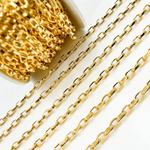 Load image into Gallery viewer, Gold Plated Sterling Silver Flat Box Chain