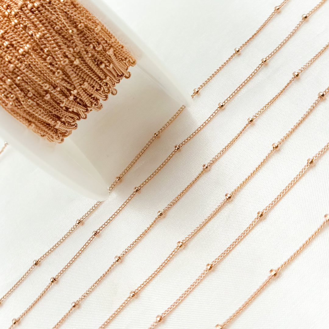 Rose Gold Filled Satellite Chain