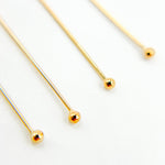 Load image into Gallery viewer, Gauge Gold-filled Ball 1 Inch Headpin