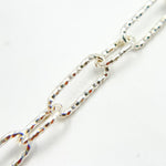 Load image into Gallery viewer, 925 Sterling Silver Hammered Long and Short Chain
