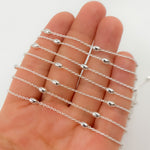 Load image into Gallery viewer, 925 Sterling Silver Satellite Chain