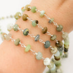 Load image into Gallery viewer, Peruvian Opal Sterling Silver Wire Chain