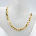 Load image into Gallery viewer, 000HVR0534000. 14K Solid Yellow Gold Round Rolo Hollow Chain Necklace