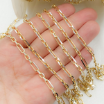 Load image into Gallery viewer, Gold Plated and Sterling Silver Diamond Cut Long & Short Link