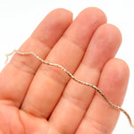 Load image into Gallery viewer, Sterling Silver Rose Gold Plated Snake Omega Necklace