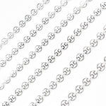 Load image into Gallery viewer, Sterling Silver Fancy Disc Chain