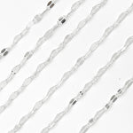 Load image into Gallery viewer, Sterling Silver Flat Marina Link Chain