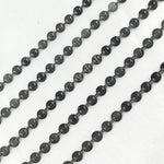 Load image into Gallery viewer, Oxidized Sterling Silver Textured Disc Chain