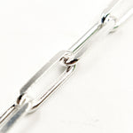 Load image into Gallery viewer, Sterling Silver Diamond Cut Paperclip Necklace