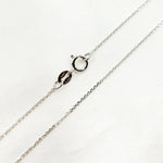 Load image into Gallery viewer, 14K Solid White Gold Cable Chain