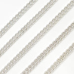 Load image into Gallery viewer, Sterling Silver Curb Link Chain