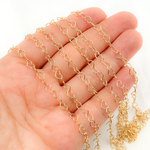 Load image into Gallery viewer, Gold Filled Heart Link Chain