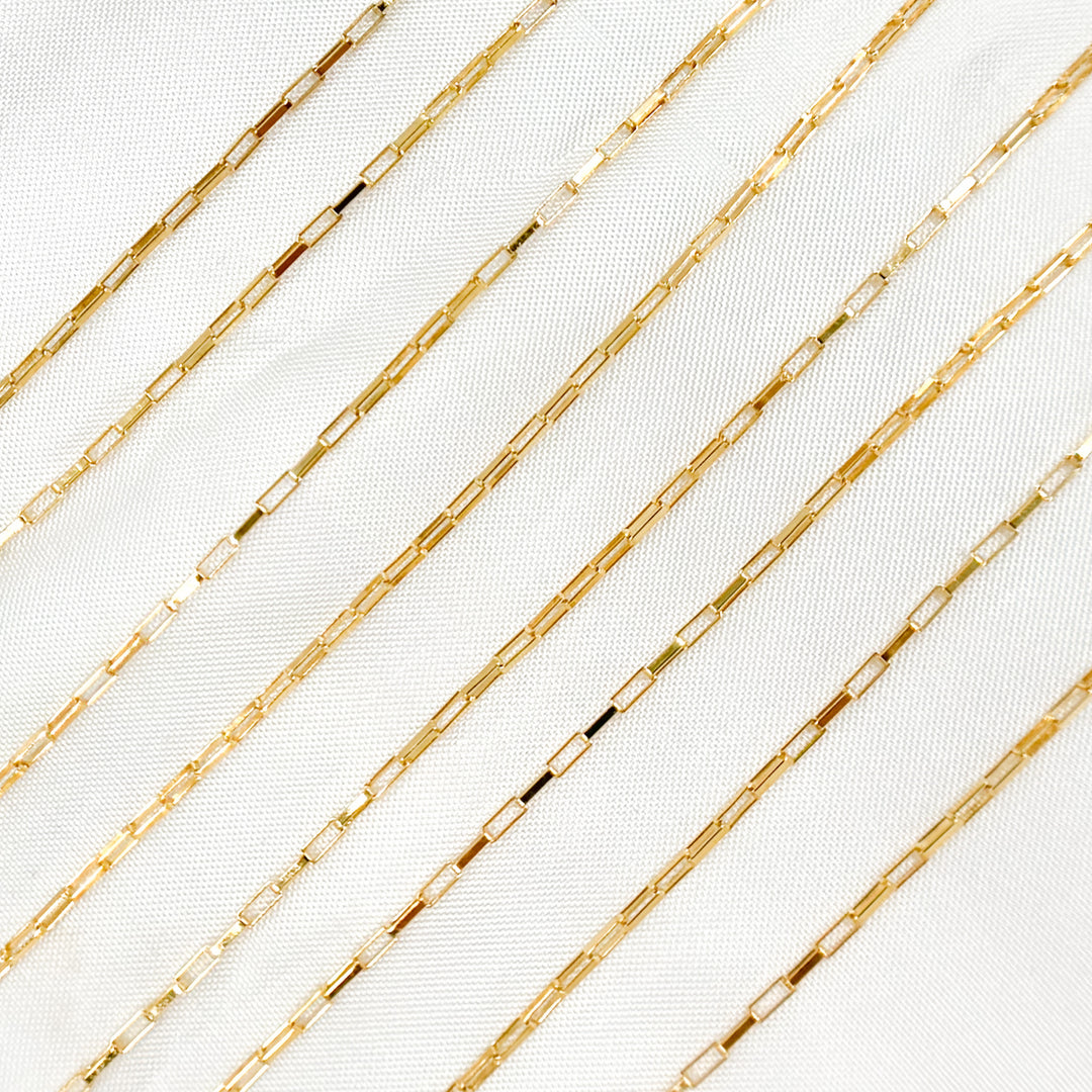 14k Gold Filled Box Link Chain