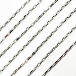 Load image into Gallery viewer, Oxidized Sterling Silver Box Chain