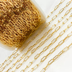 Load image into Gallery viewer, Gold Filled Paperclip Link Chain