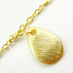 Load image into Gallery viewer, CZ Pear Shape & Pear Curved Shape Alternate Dangle Wire Chain