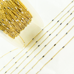 Load image into Gallery viewer, 025R02E2CNP0B8Lbyft. 14k Solid Gold Tube Satellite Two Tone Chain