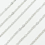 Load image into Gallery viewer, Sterling Silver Flat Cable Chain