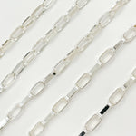 Load image into Gallery viewer, Sterling Silver Flat Oval Cable Chain