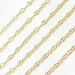 Load image into Gallery viewer, Z2GP. Gold Plated 925 Sterling Silver Smooth Marina Link Chain