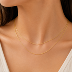 Load image into Gallery viewer, 021R04TFT5. 14K Solid Gold Cable Chain