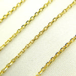 Load image into Gallery viewer, 14k Solid Gold Diamond Cut Cable Link Unfinished Chain