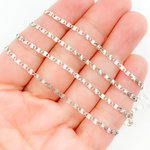 Load image into Gallery viewer, 925 Sterling Silver Diamond Cut Mariner Link Chain.