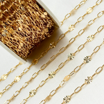 Load image into Gallery viewer, 14k Gold Filled Marina and Cable Link Chain