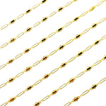 Load image into Gallery viewer, 14k Gold Filled Fancy Twisted Oval Link Chain