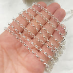 Load image into Gallery viewer, Sterling Silver Rolo Link Chain