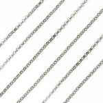 Load image into Gallery viewer, Black Rhodium Sterling Silver Rolo Chain