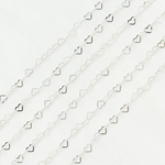 Load image into Gallery viewer, 925 Sterling Silver Flat Heart Link