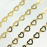 Load image into Gallery viewer, Gold Plated 925 Sterling Silver Heart Chain