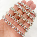 Load image into Gallery viewer, Sterling Silver Curb Link Chain