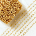 Load image into Gallery viewer, 14k Gold Filled Textured Oval & Smooth Round Link Chain