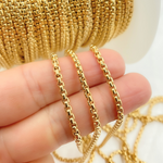 Load image into Gallery viewer, 14k Yellow Gold Filled Smooth Box Link Chain