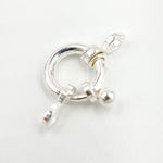 Load image into Gallery viewer, 10MM White Sterling Silver Spring Ring
