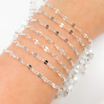 Load image into Gallery viewer, Sterling Silver Flat Marina Chain