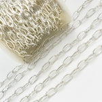 Load image into Gallery viewer, Sterling Silver Smooth Oval Link Chain