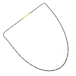 Load image into Gallery viewer, Sterling Silver Oxidized Satellite Chain with Gold Cubes