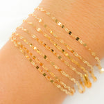 Load image into Gallery viewer, 14k Gold Filled Flat Marina Link Chain