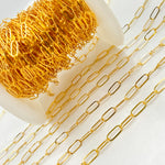 Load image into Gallery viewer, 14K Gold Filled Flat Paperclip Link Chain