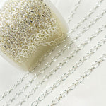 Load image into Gallery viewer, Sterling Silver Diamond Cut Oval Cable Chain